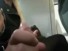 A chef jerking in a bus is how my enthusiastic, golden-haired girlfriend makes me happy.